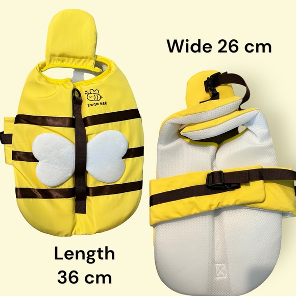 Other - Bumble Bee Dog Swim Vest / Size L